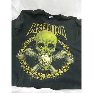 Metallica Large no leaf clover pushhead  metal band